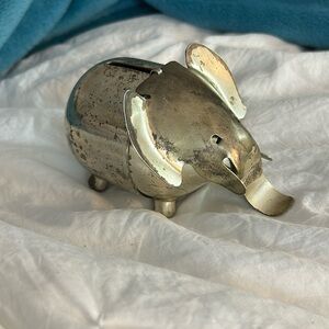 1960’s Silver Plated Napier Elephant Piggy Bank